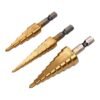 Yato 3 Pieces Step Drill Bit Set YT-44731