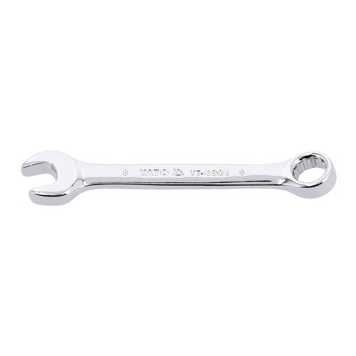 Yato Stubby Combination Ring & Open End Spanner AS-Drive Chrome Finish
