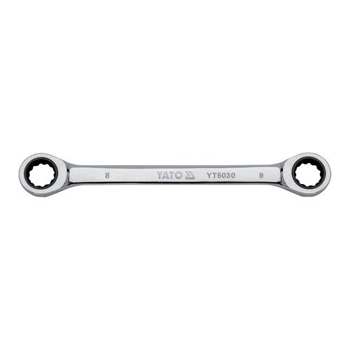Yato Double Ring End Gear Wrench 72T Chrome Mirror