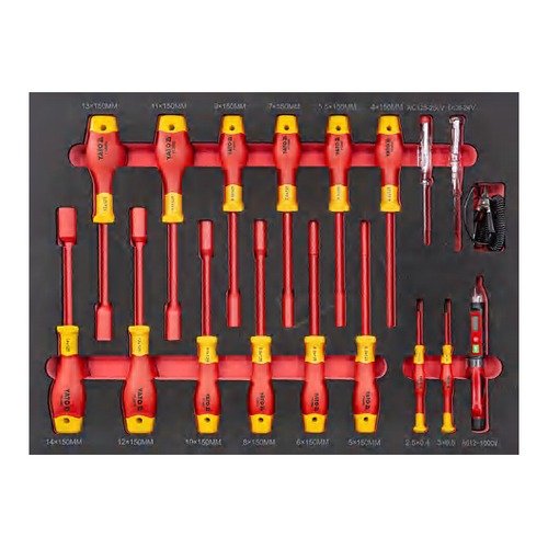 Yato 17 Pieces Insulated Hand Tool Set YT-55265T2