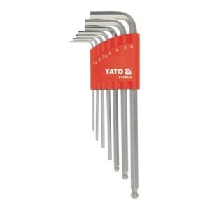 Yato 7 Pieces Long Ball Point Allen Key Set YT-58824