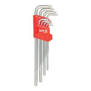 Yato 9 Pieces Long Tamper Torx Allen Key Set YT-58827