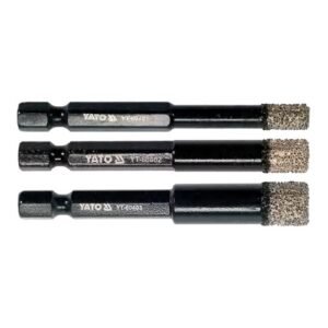 Yato 3 Pieces Diamond Tile Drill Bit Set YT-60409