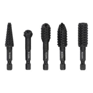 Yato 5 Pieces Rotary Wood Rasp Set YT-61747