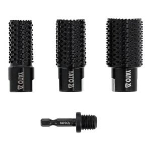 Yato 4 Pieces Cylindrical Rotary Rasp Set YT-61775