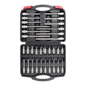 Yato 1/2'' Square Drive 32 Pieces Torx Bit Socket Set YT-77541