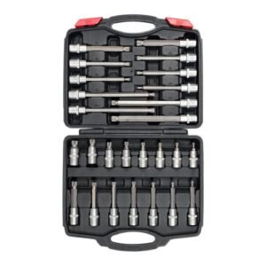Yato 1/2'' Square Drive 26 Pieces Male Spline Socket Set YT-77542