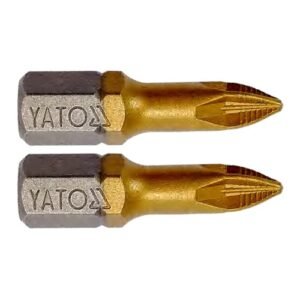 Yato 25Mm Pozi Screw Driver Bit 1 Inch PZ2 YT-77934 2 Pcs