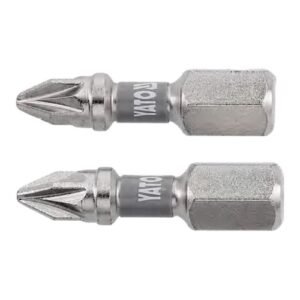 Yato 25Mm Pozi Screw Driver Bit 1 Inch PZ2 YT-78004 2 Pcs