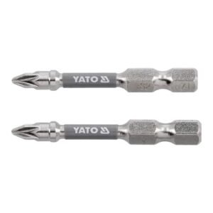 Yato 50Mm Pozi Screw Driver Bit 2 Inch PZ2 YT-78024 2 Pcs