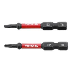 Yato 50Mm Torx Impact Screw Driver Bit 2 Inch T10 YT-78051 2 Pcs