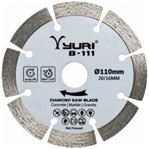 Yuri 4 Inch 9 Seg Diamond Saw Blade 110Mm B-111 — Yuri Diamond Saw Blades
